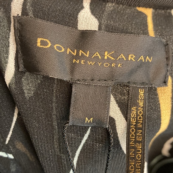 DonnaKaran Sleeveless Black multi color Top - Picture 3 of 5